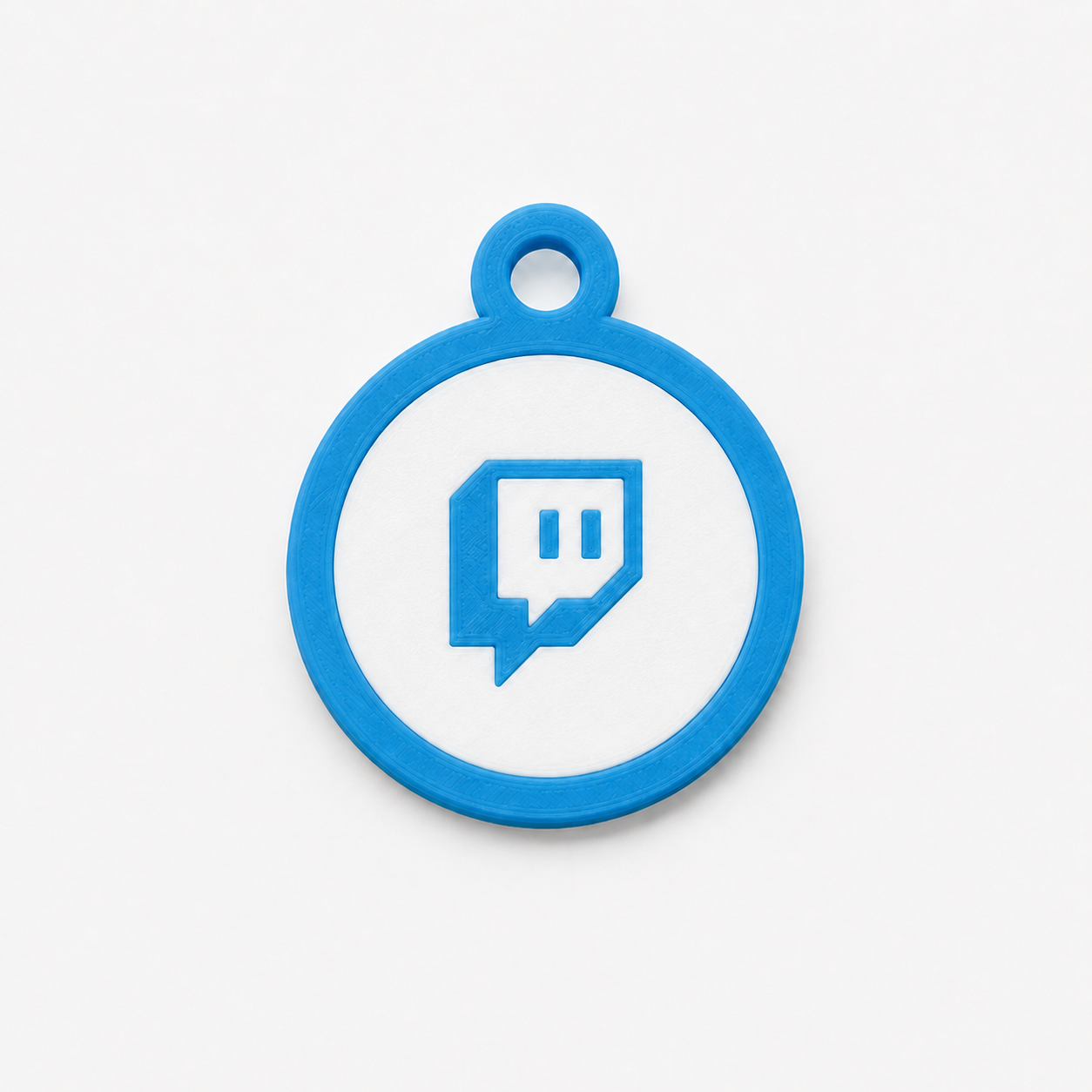 Брелок с логотипом Twitch с NFC