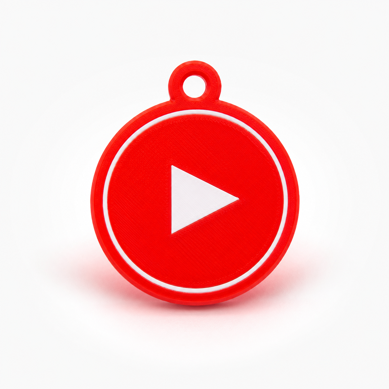 Брелок с логотипом YouTube, тип 2